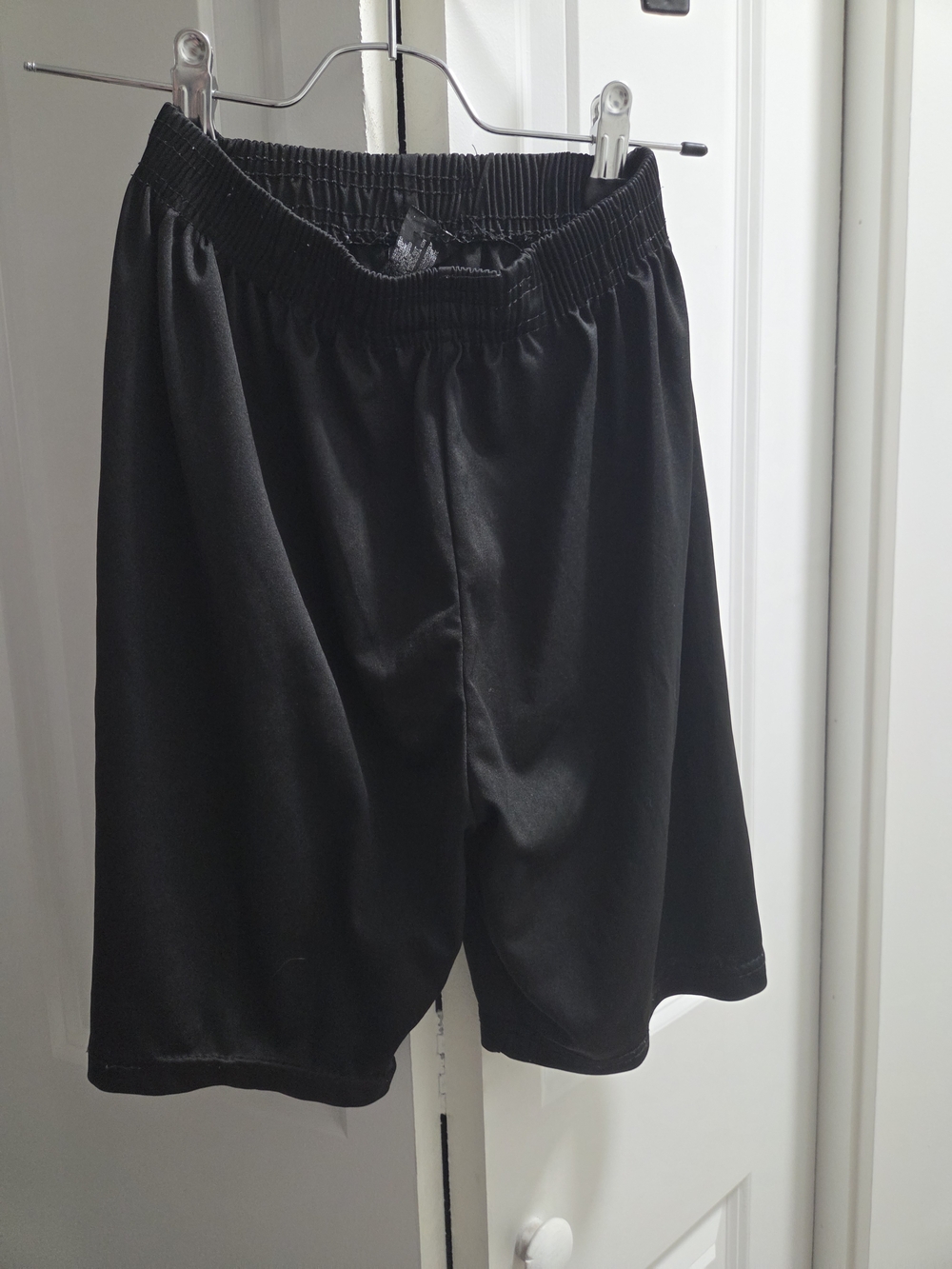 Boy's Black Athletic Shorts - Classic Elastic Waist